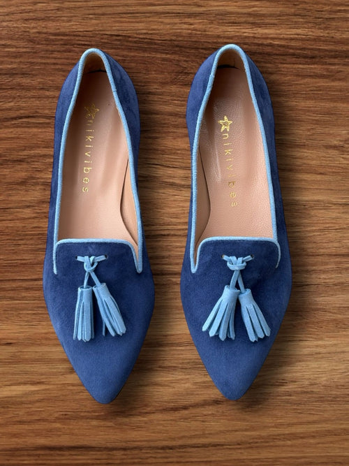 Tassel Loafer Blue/Avio