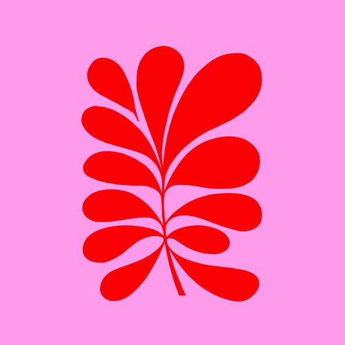 Servietten "Paula" red/pink