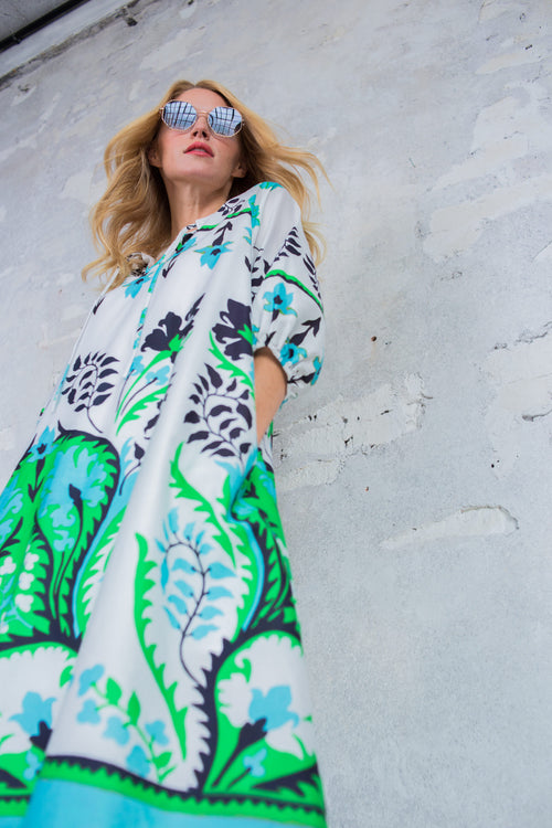 Tunika Dress "Turquoise Summer"