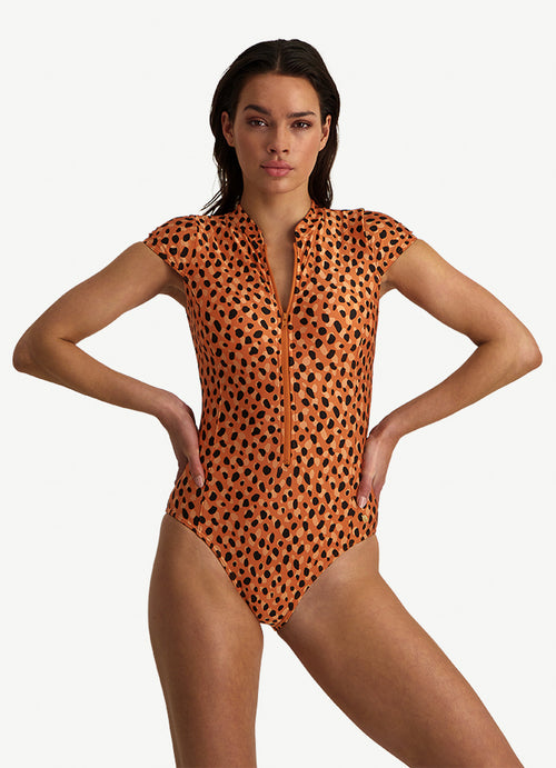 Badeanzug Leopard Spots