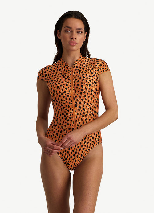 Badeanzug Leopard Spots