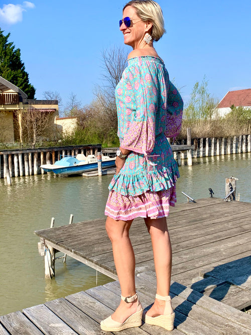 Dress Antonella Print Ornament