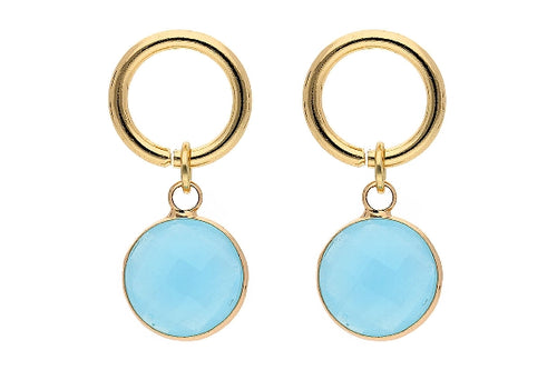 Ohrringe "Aqua Circle"