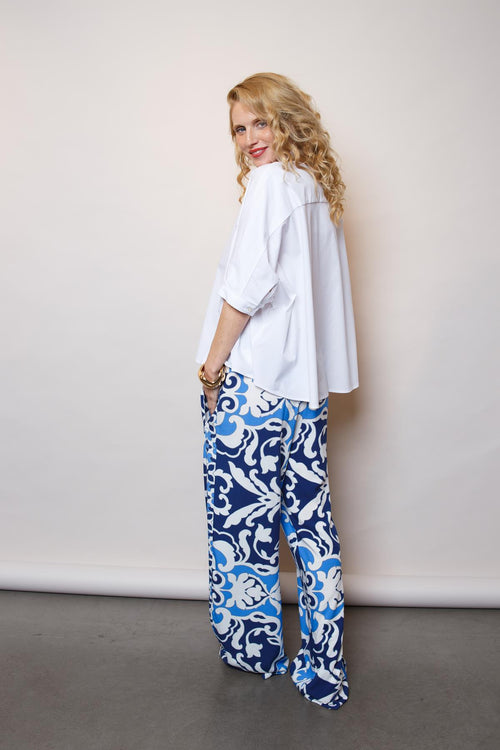 Emily Bluse loose Style white