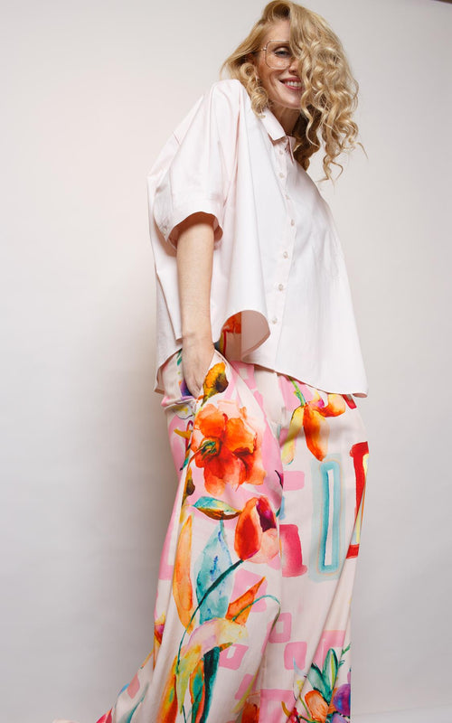 Emily Bluse loose Style peach