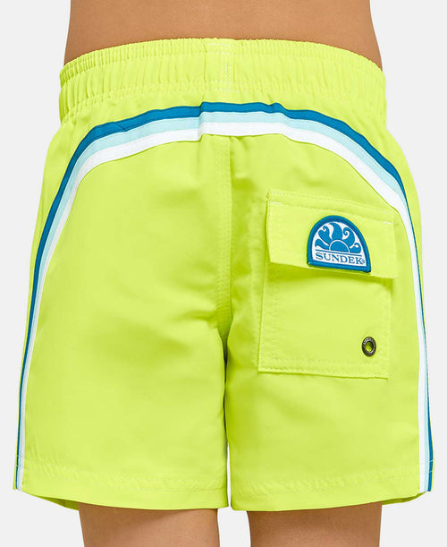 Short neon yellow