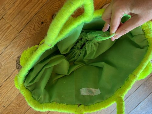 Korb Pom Pom Addict türkis