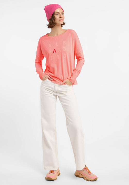 Elbsand Shirt loose Ingiara neon coral