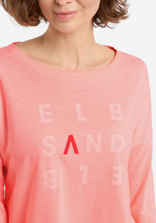 Elbsand Shirt loose Ingiara neon coral