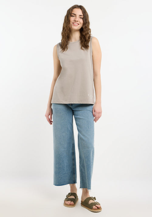 Elbsand Tank Shirt "Meevia" taupe