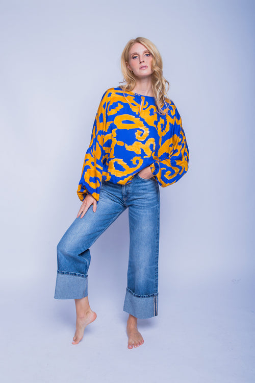 Shirtbluse "Agent Orange"