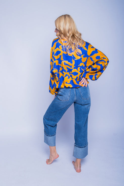 Shirtbluse "Agent Orange"