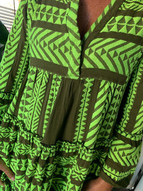 Dress Ella Midi Khaki