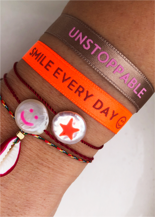 Sorbet Satin Bracelets Summer 21 smile everday