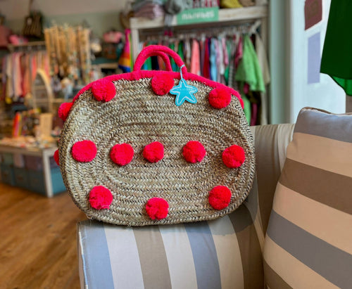 Korb Pom Pom Addict pink