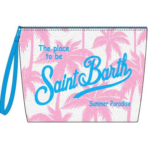 Aline Pochette Sponge Palmera pink