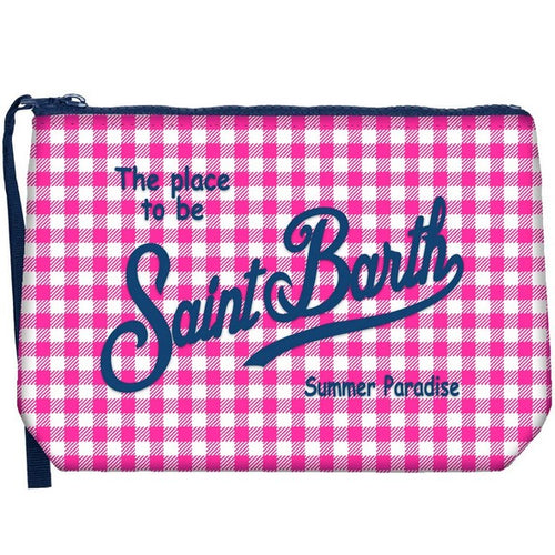 Aline Pochette Sponge Vichy Pink