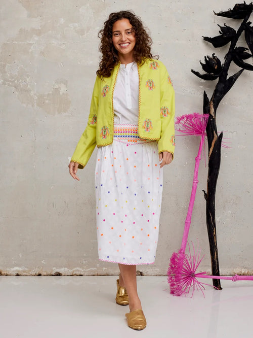 Basil Jacket Lime Parrot