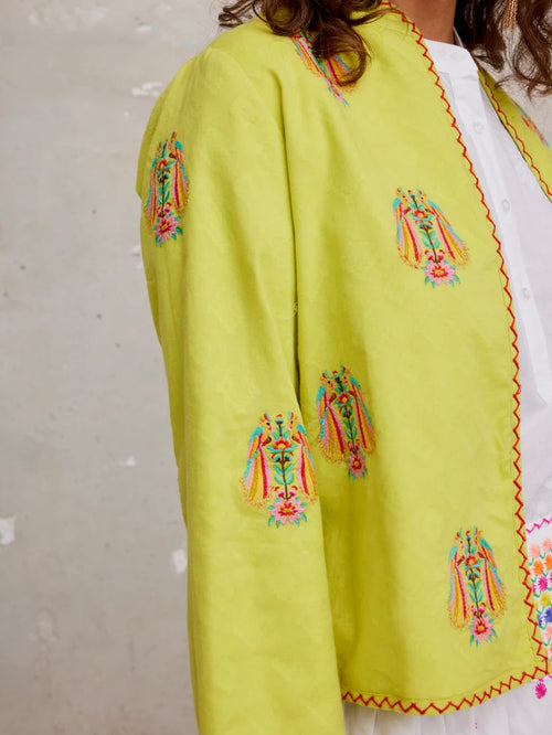 Basil Jacket Lime Parrot