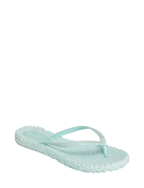 Ilse Jacobsen Flip Flops Glitter aqua