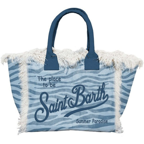 Tasche Colette Canvas Small Bag "Zebra" blue