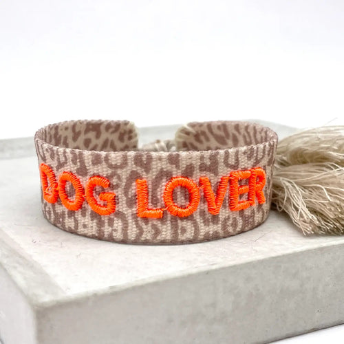 Webarmband "Dog Lover"