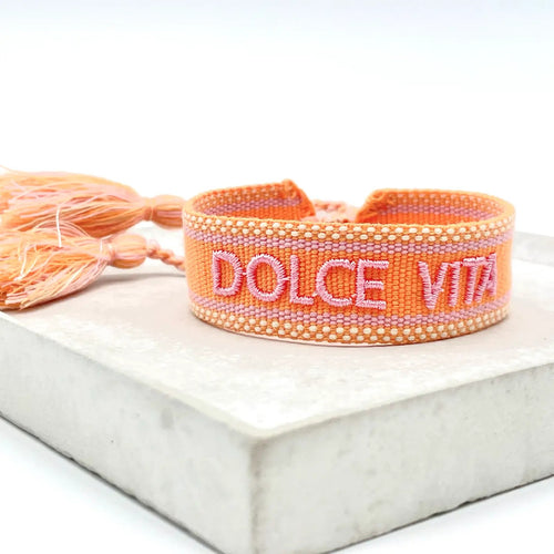 Webarmband "Dolce Vita"