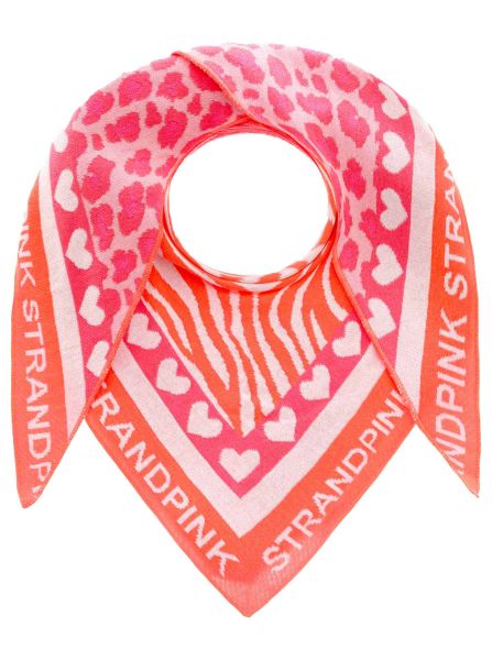 Dreieckstuch "Strandpink Zebra" pink