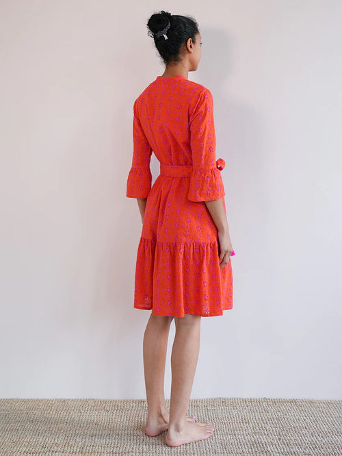 Dress Saffron lace orange
