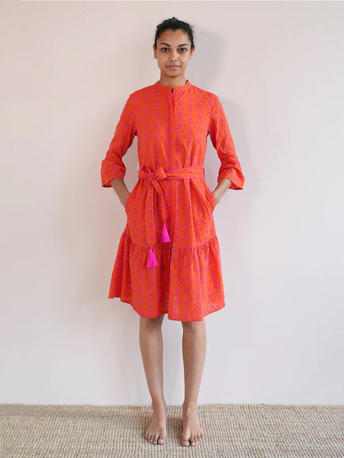 Dress Saffron lace orange