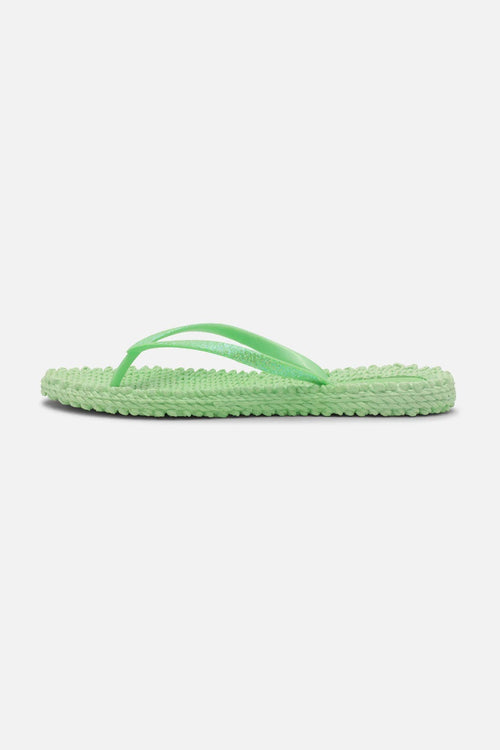 Ilse Jacobsen Flip Flops Glitter bright green