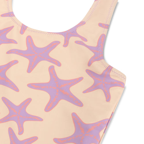 Girls Badeanzug reversible Striped Starfish
