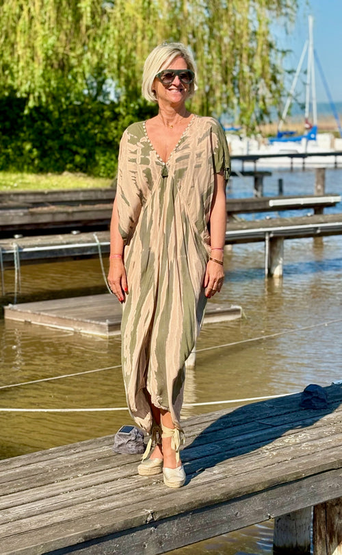 Kaftan Seashell Dye Stripes