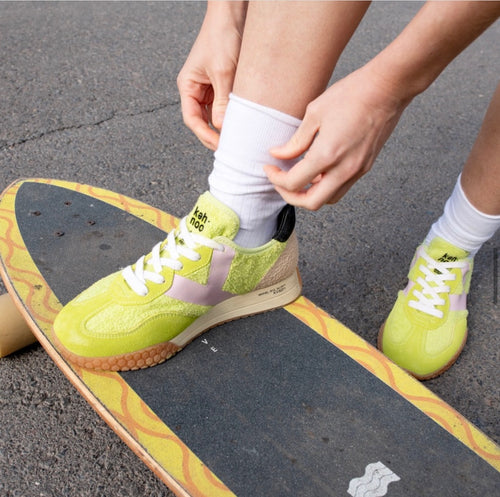 Kehnoo Sneakers Frottee fluo yellow