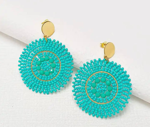 Ohrstecker Beads "Turquoise Addict"