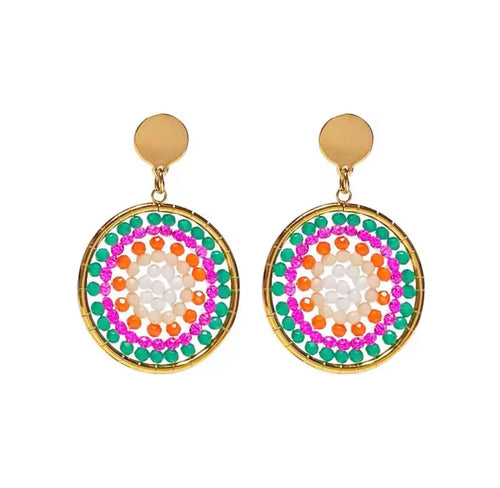 Ohrstecker Beads " Colour Explosion"