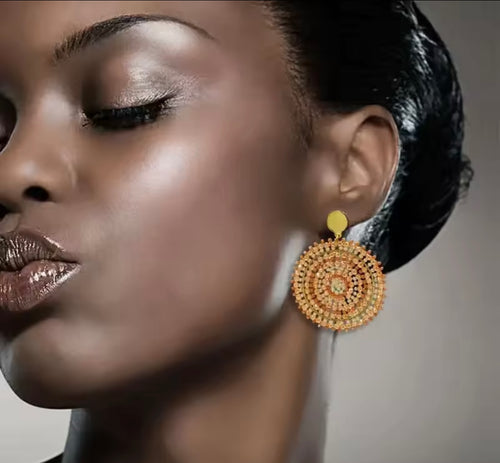 Ohrstecker Beads "Nude Love"