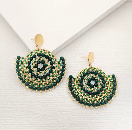 Ohrstecker Beads " Forest"