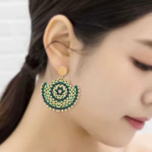 Ohrstecker Beads " Forest"