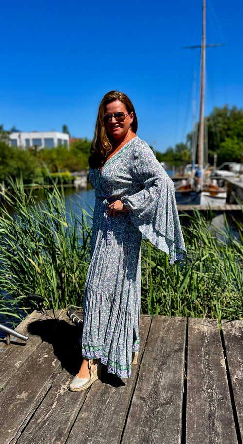 Wickeldress "Lilac Flower"