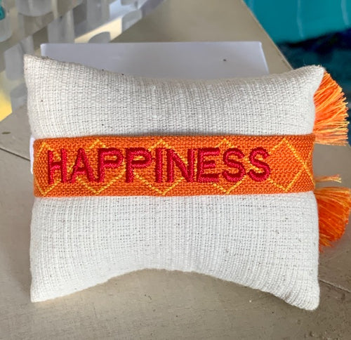 gewebtes Armband Summer Happiness orange