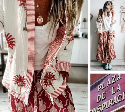 Ballon Rock "Tiger" weinrot