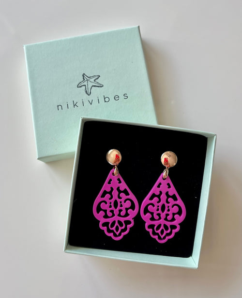 Hornohrringe Lilly rosegold