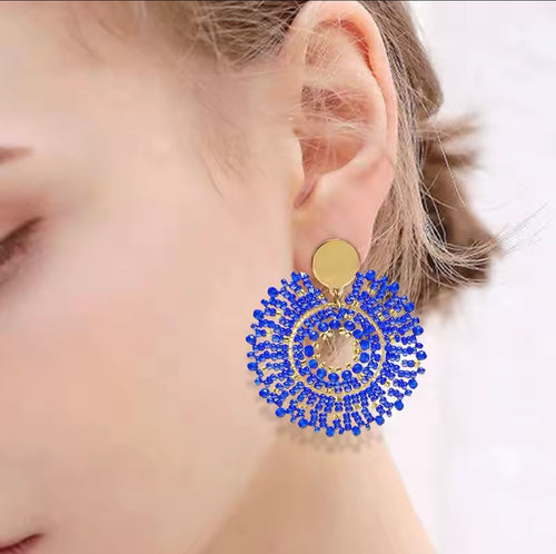 Ohrstecker Beads "Deep Blue Sea"