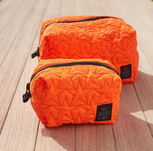 Kosmetik Tasche "Star orange"