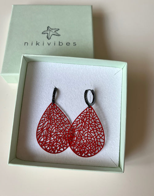 Creole "Filigran Beauty" Red