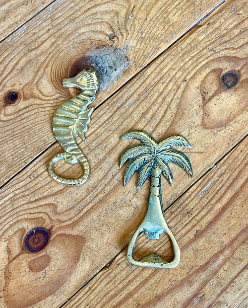 Messing Bottle Opener Palme