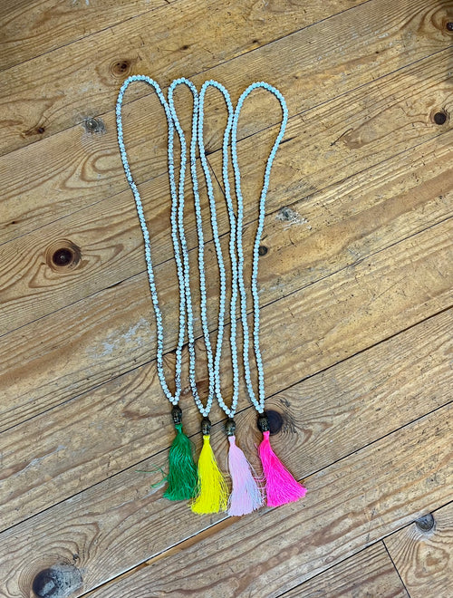 Kette Buddha Ibiza weiß