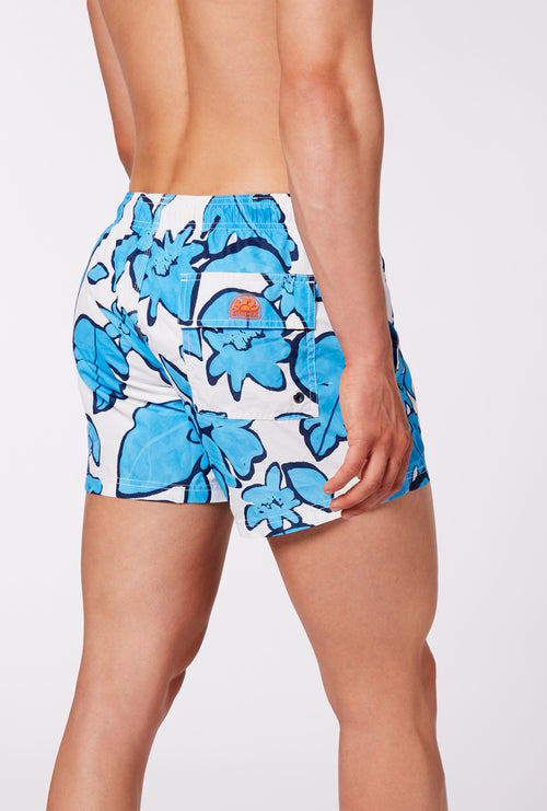 Short medium 14 inch Blue Leaf