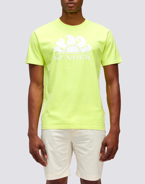 T-Shirt Sundek Logo gelb
